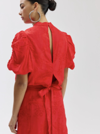 Harper & Yve top MACEY | Poppy red