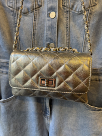 Audrey bag small zilver