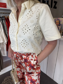 SistersPoint blouse Elsana | broderie cream