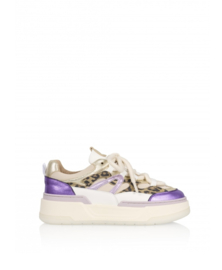 DWRS Label WALTON Leopard | Sand / Purple