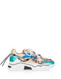 DWRS Label JUPITER Leopard | Sand / Aqua