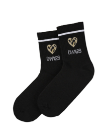 LYLA SOCKS LEOPARD - Sokken | Black