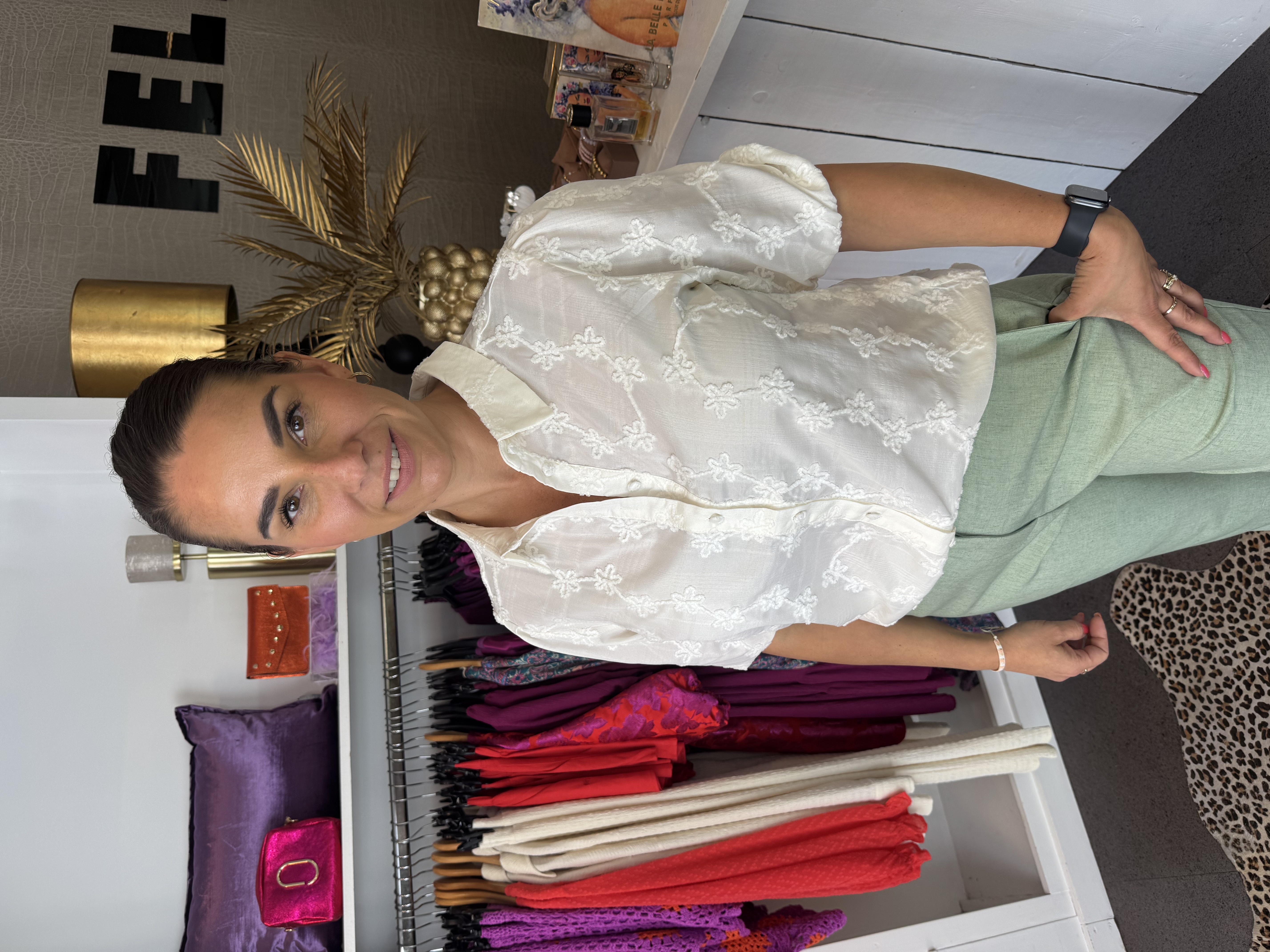 Lofty Manner blouse Noemie | Off White