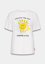 Harper & Yve smiley t-shirt | Pineapple