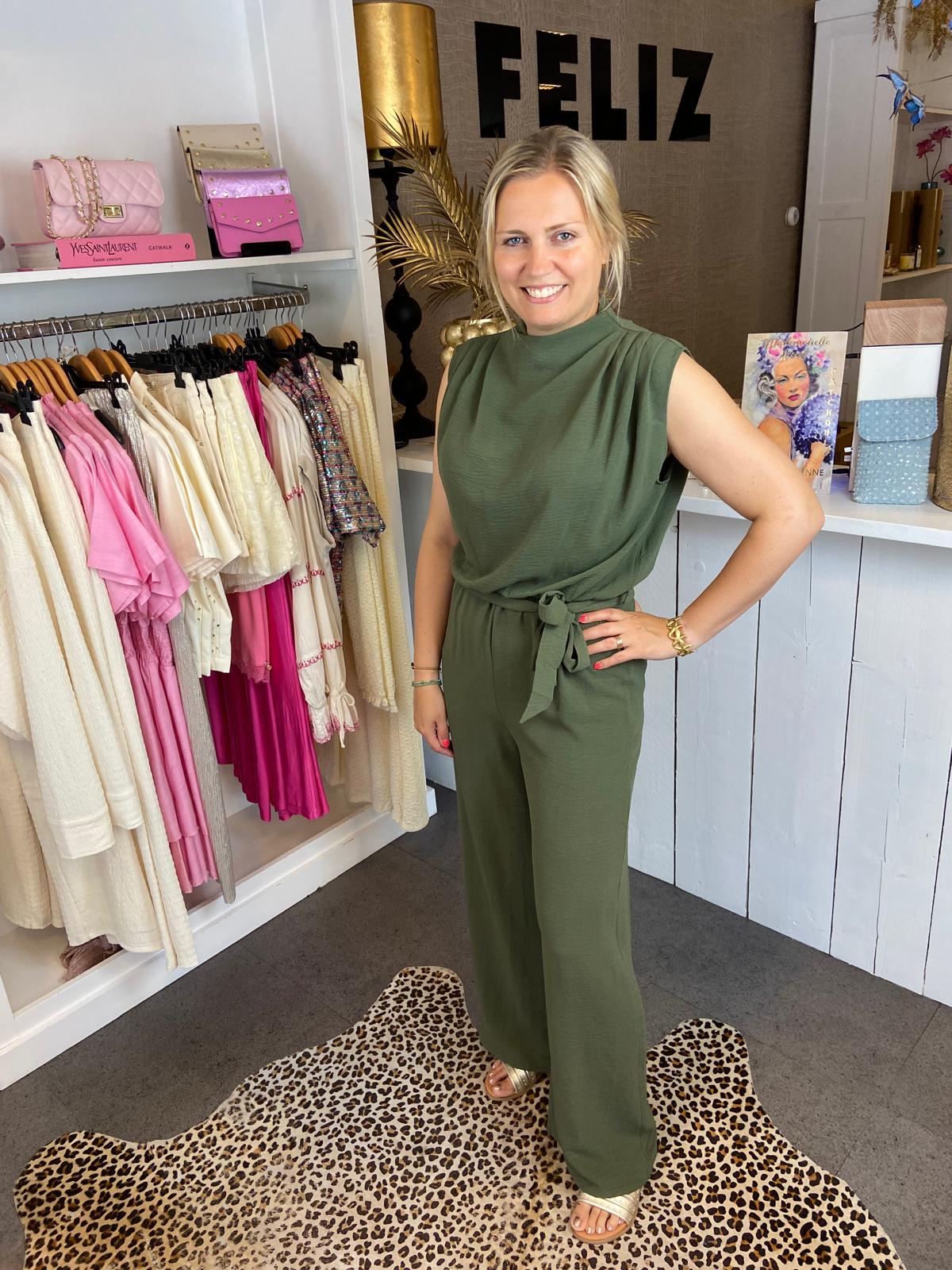 SistersPoint jumpsuit GUTO | Khaki