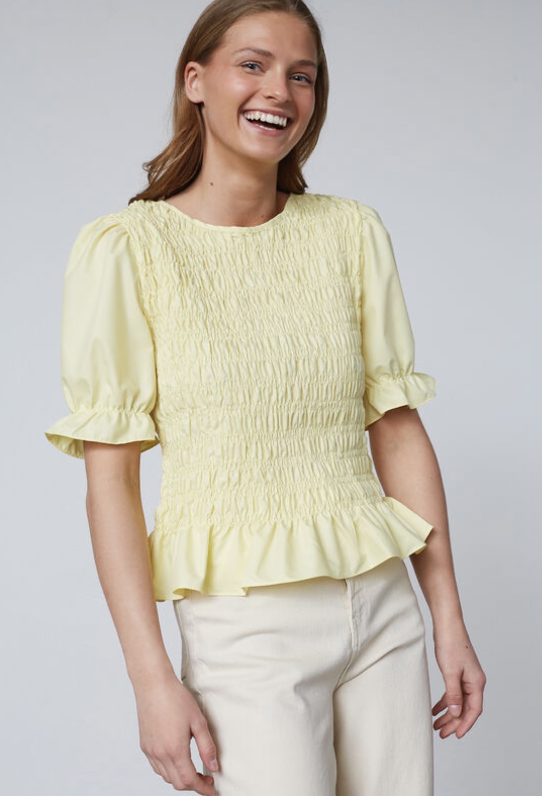 SistersPoint blouse NIX light yellow