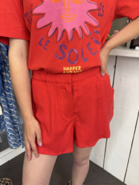 Harper & Yve short LACY | Bittersweet red