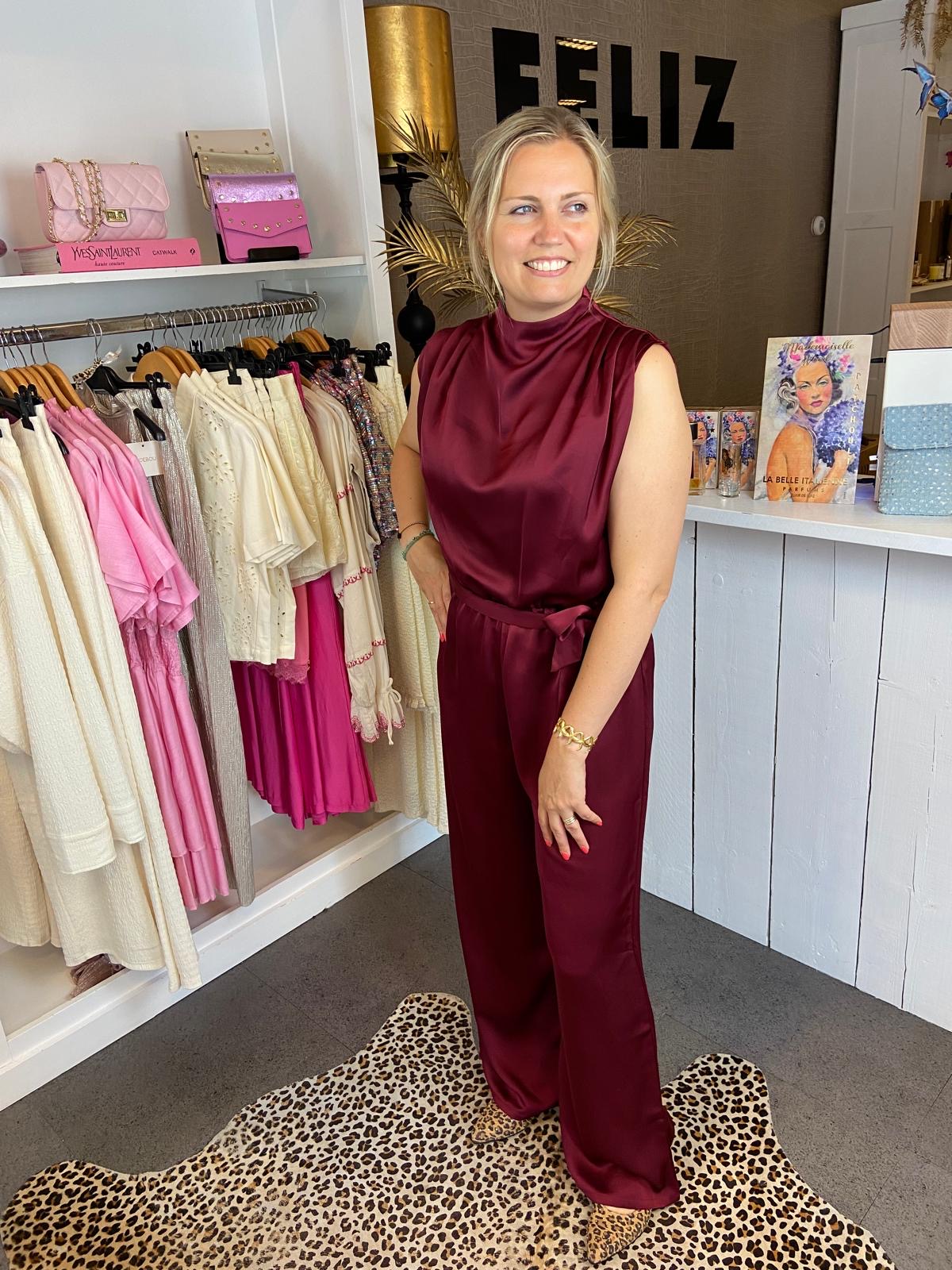 SistersPoint jumpsuit Guto | Bordeaux