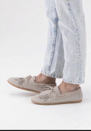 DWRS Label LATTY fringes - mocassin | Suede sand