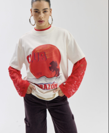 Harper & Yve T-shirt CLUBCORAZON | Ecru