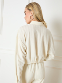 Refined Department cropped blouse Lyloe creamy white