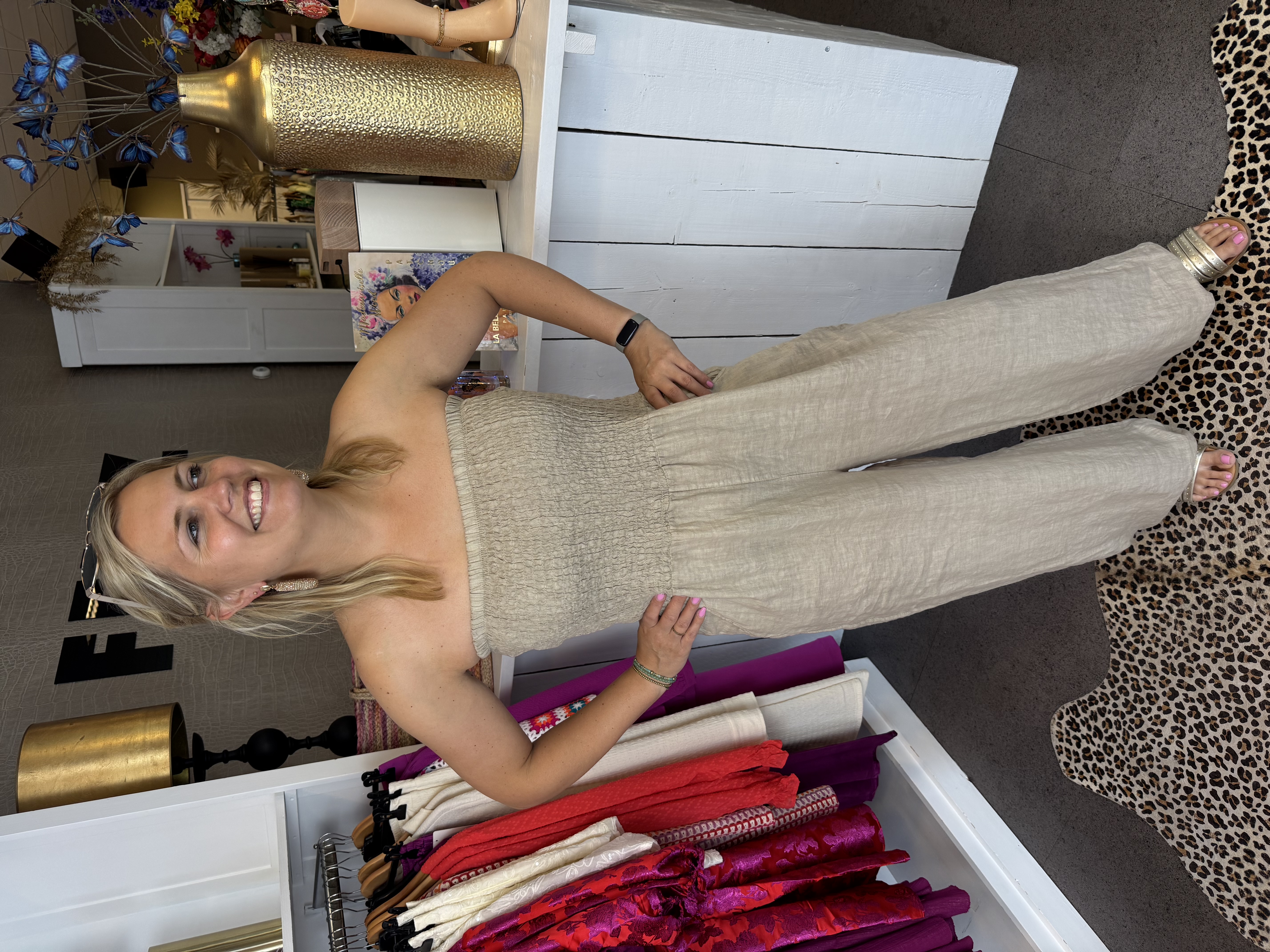 Jumpsuit Luz beige