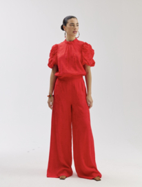 Harper & Yve top MACEY | Poppy red