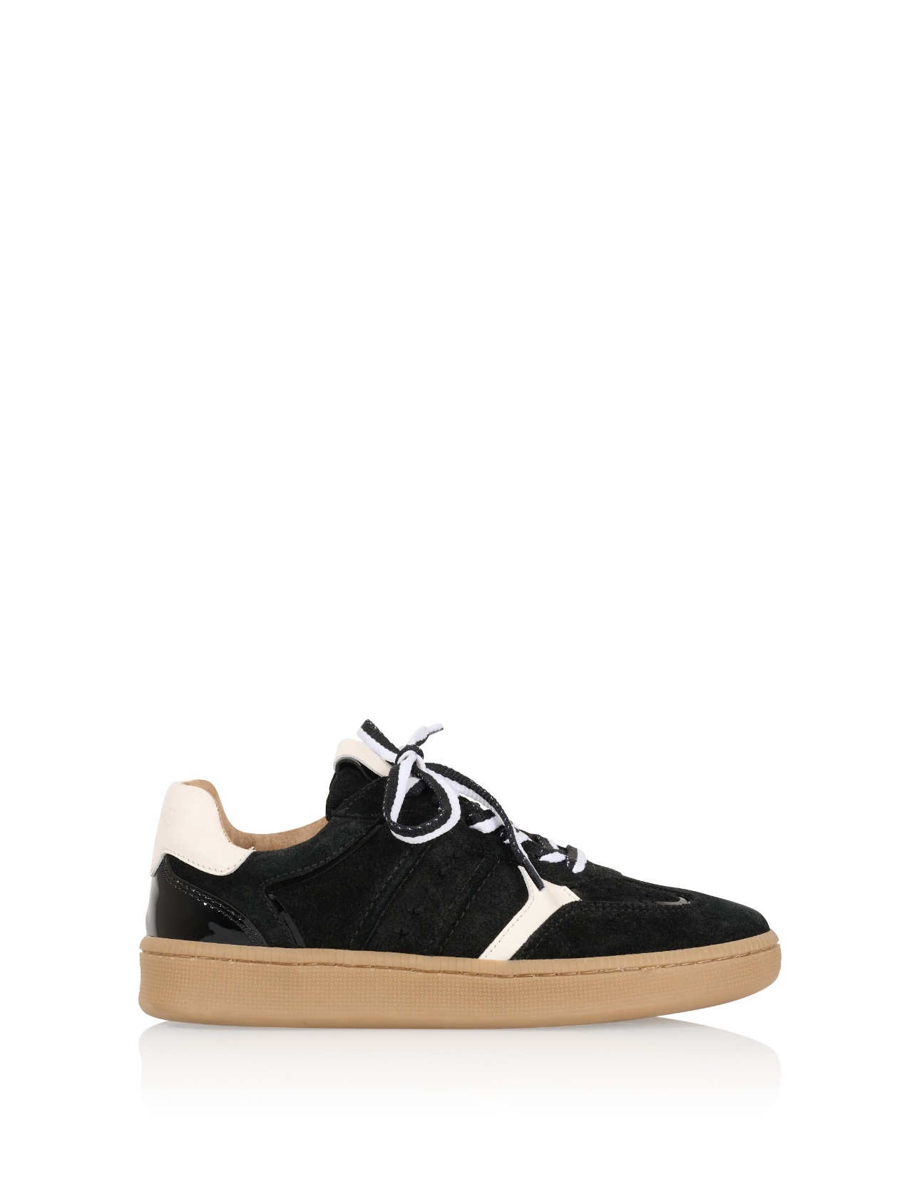 DWRS Label MIRABEL suede - Sneakers | Black / Off white