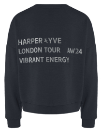 Harper & Yve sweater Vibrant energy | Dark grey