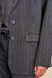 Lofty Manner blazer Charly | Dark grey