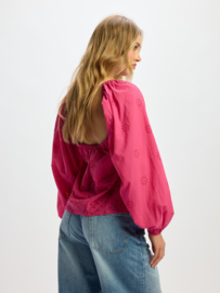 Refined Department blouse ROSIE | Fuchsia