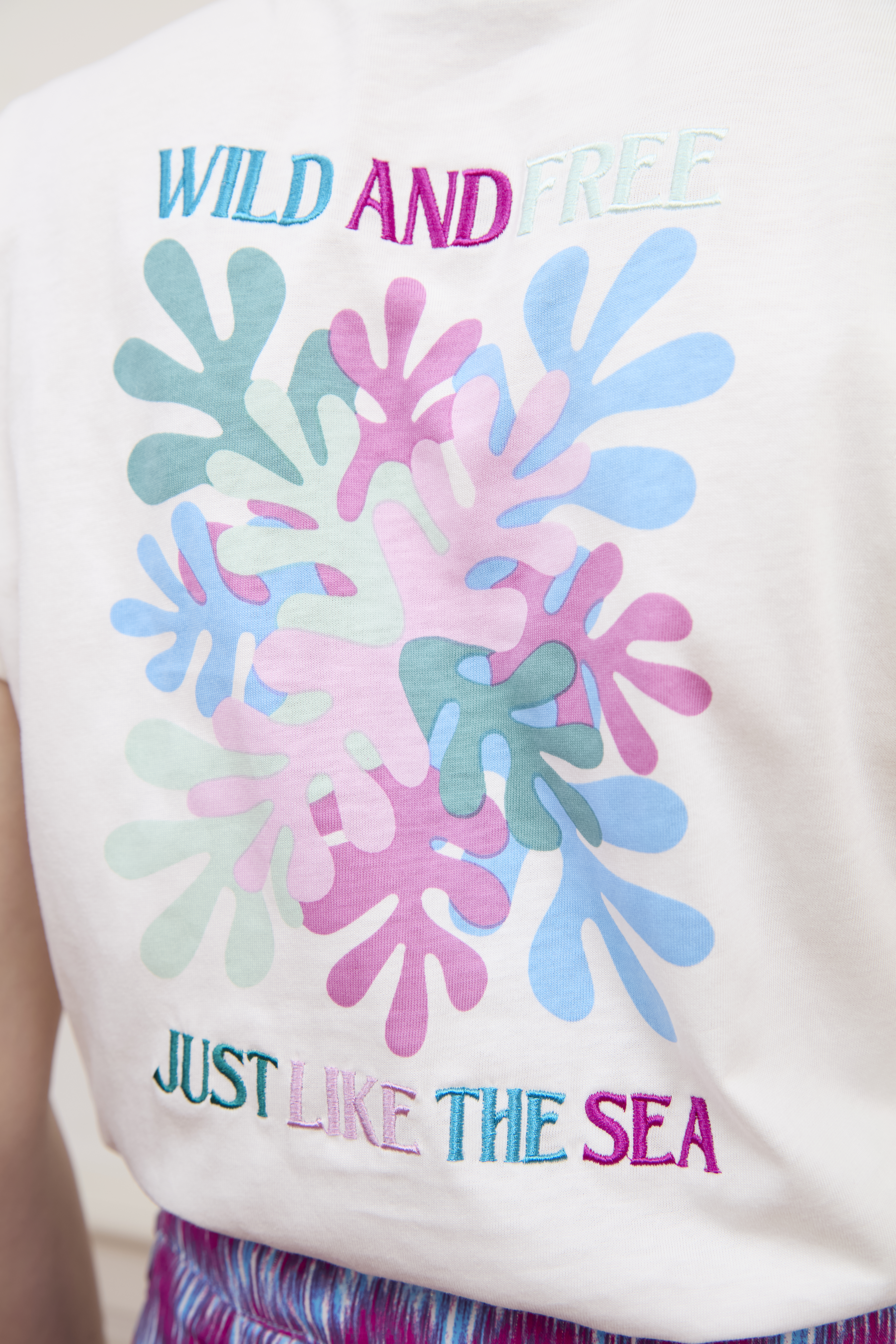 Lofty Manner t-shirt Aurora | White