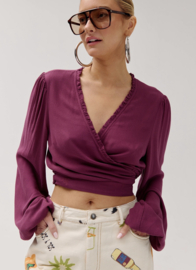 Harper & Yve top FLORA | Cassis