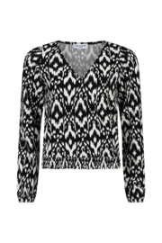 Lofty Manner top Chana | Black / White print