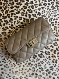 Audrey bag medium taupe