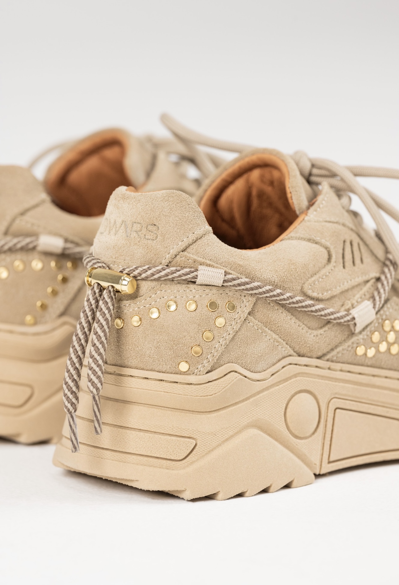 DWRS Label JUPITER studs - Sneakers | Beige