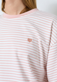 Sisterpoint t-shirt VEZ | cream & mauve