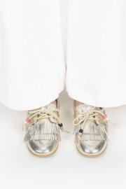 DWRS Label LATTY fringes crackled - mocassin | Champagne