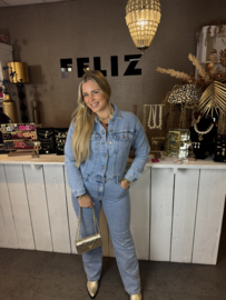 Redial jumpsuit denim blue