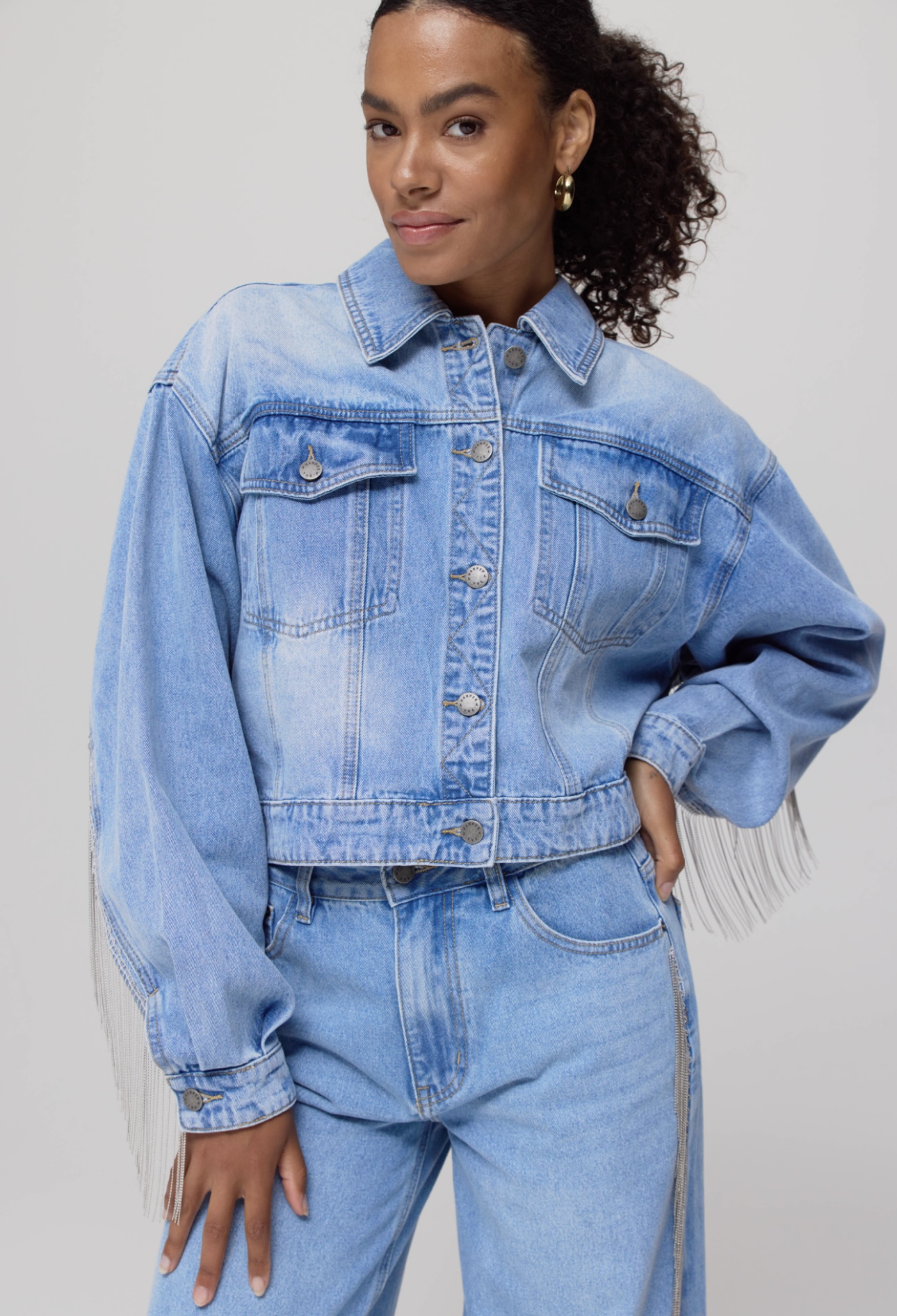 Harper & Yve jacket MILLOW | Light denim