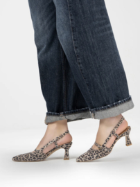 DWRS Label CHEVAL leopard - pumps | Zand