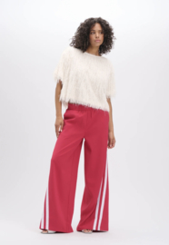 RD wide stripes pant DOLCE | Raspberry