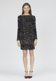 SistersPoint jurk GIGI | Black multi