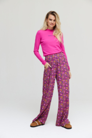 Harper & Yve broek Alexis | Flower purple