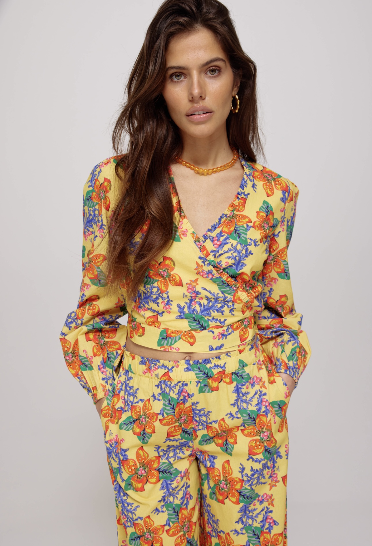 Harper & Yve blouse Flora | Banana flower