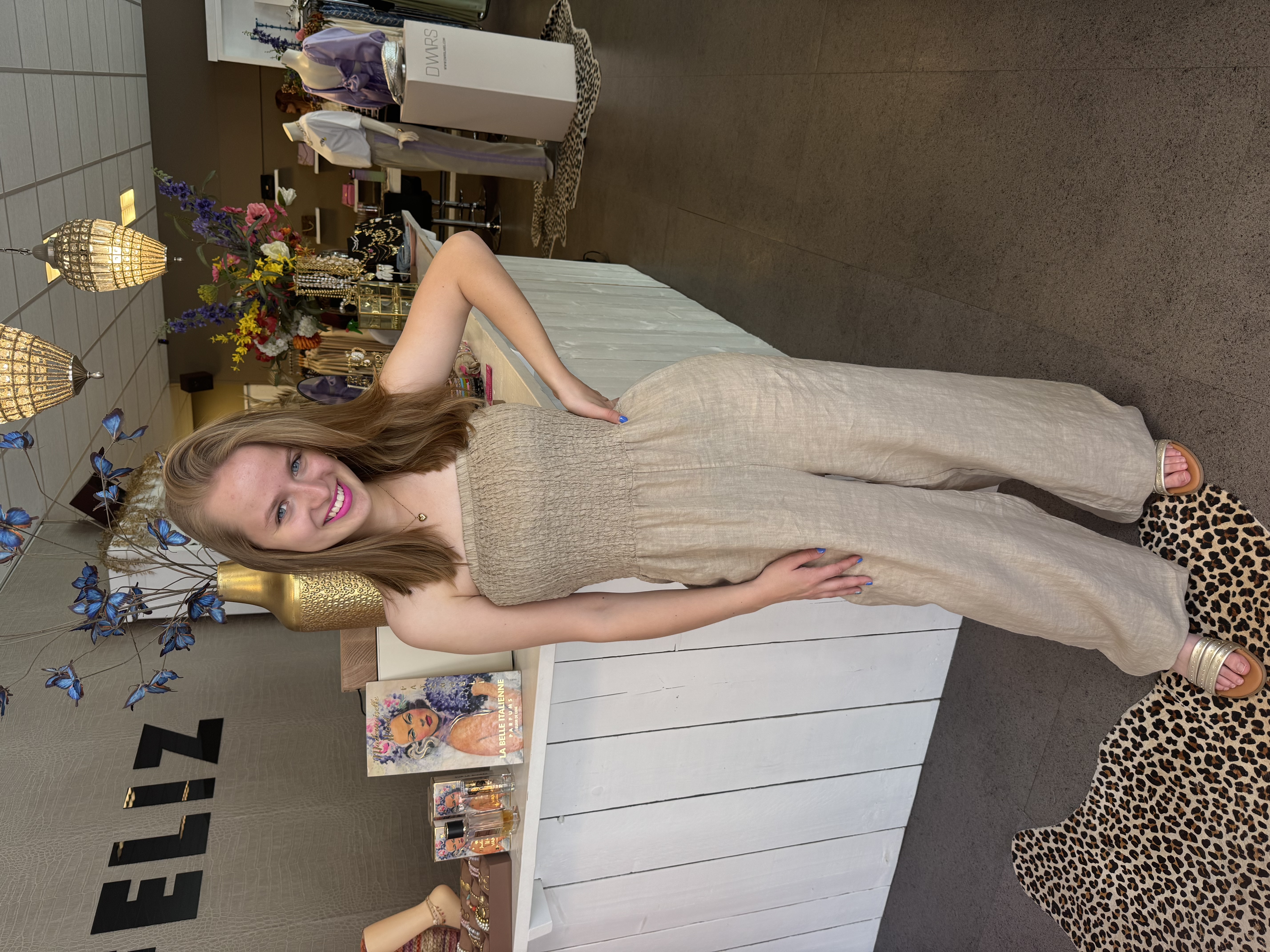 Jumpsuit Luz beige