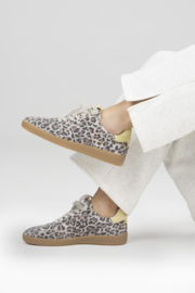 DWRS Label POONA leopard - sneakers | Sand / Butter Yellow