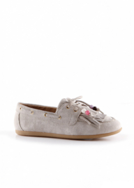 DWRS Label LATTY fringes - mocassin | Suede sand