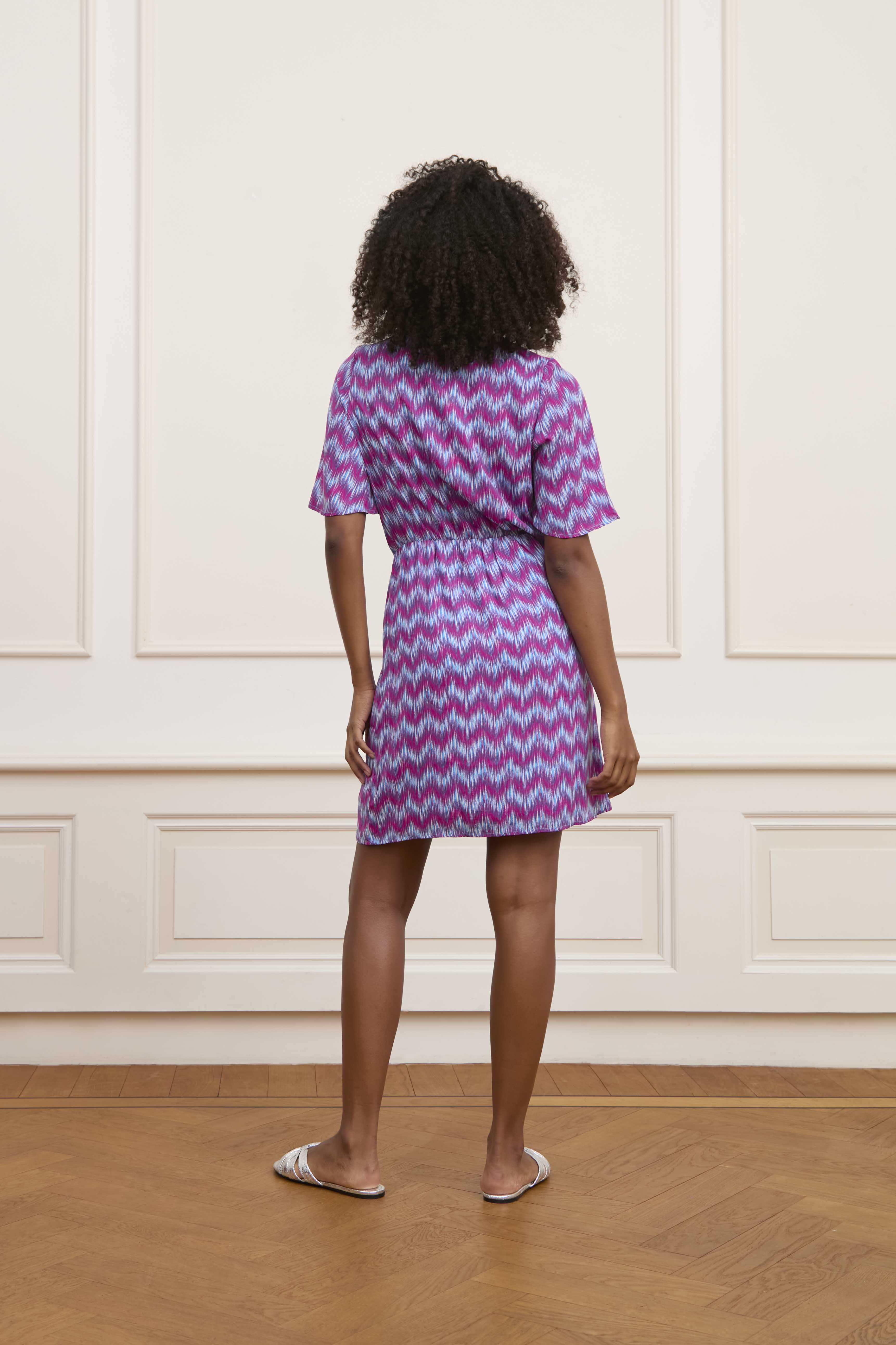Lofty Manner jurk Nisha | Multi wave print