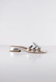 DWRS Label TARA crackled - sandalen | Silver