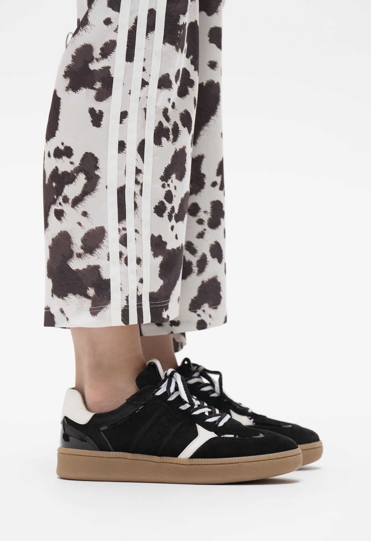 DWRS Label MIRABEL suede - Sneakers | Black / Off white