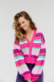 Harper & Yve vest Noor | Pink stripe