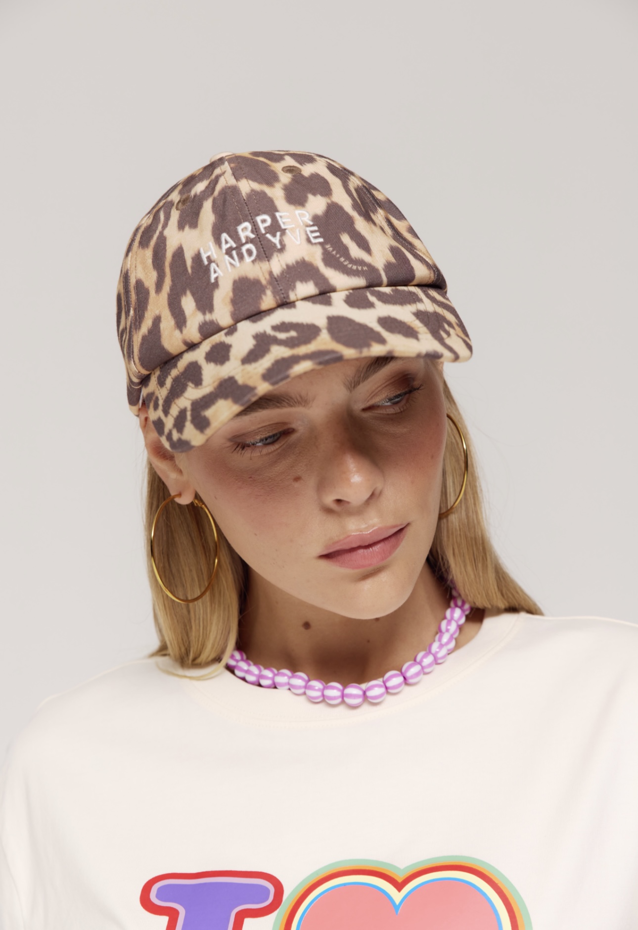 Harper cap | Lexie leopard
