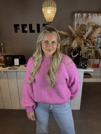 Loes sweater Barbieroze