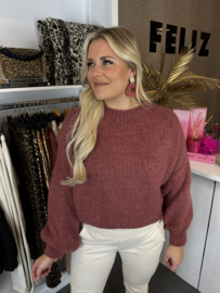 Loes sweater mauve