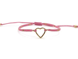 Mix armband Aimee - roze