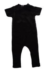 Back pocket romper black