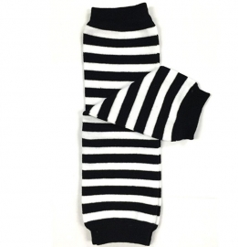 Black and white leg warmer 