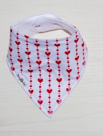 Hearts and diamonds bib