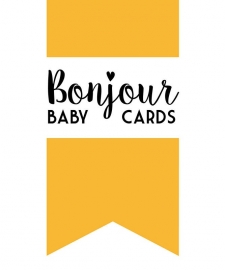 Bonjour! baby cards